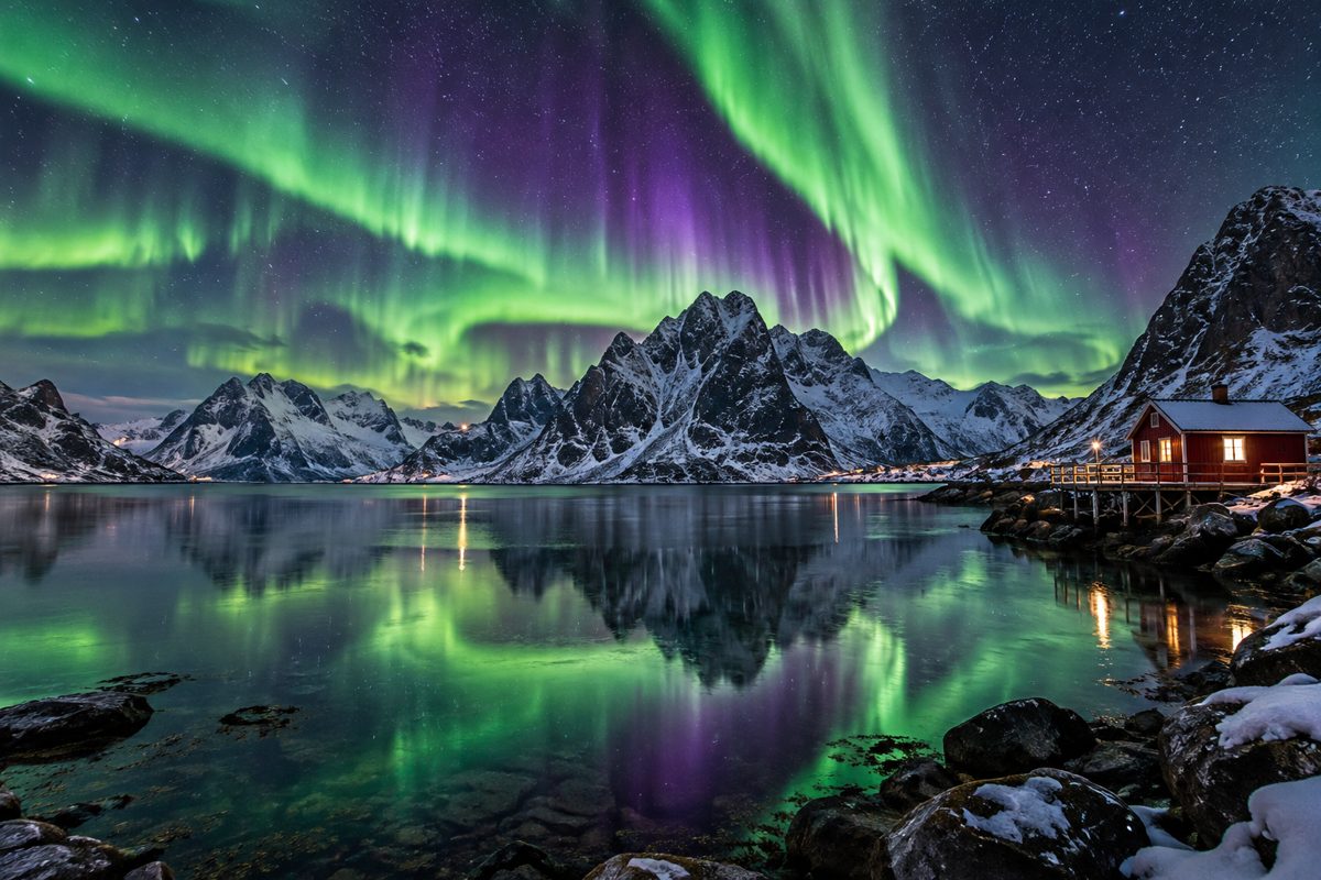 Nordlysvarsel: Ny tjeneste viser sjansen for nordlys per by